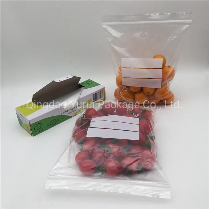 Plastic Food Packaging Zip Lock Bags