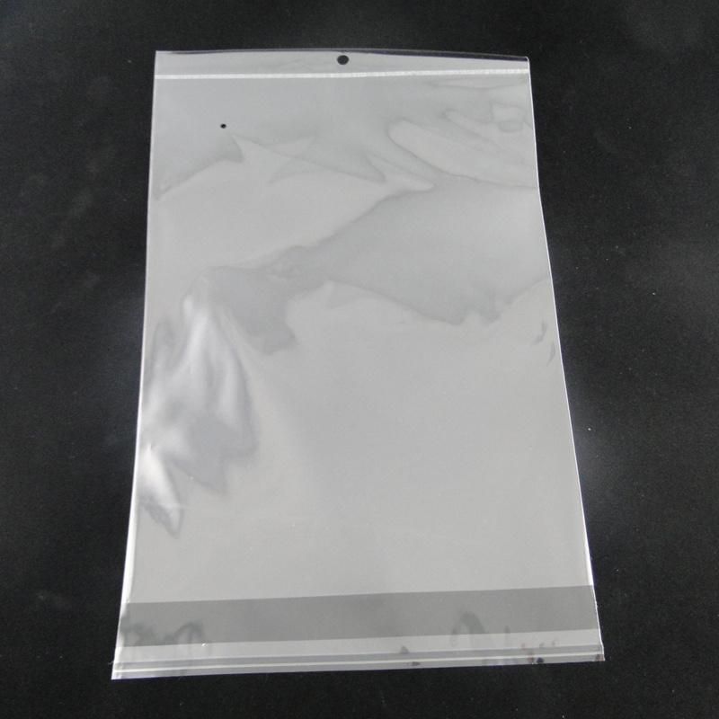 Self Adhesive OPP Header Plastic Packaging Bag