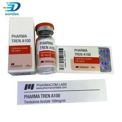 Pharmaceutical Custom Pharma Brand Vial Box Packaging Steroids 10ml Vial Box