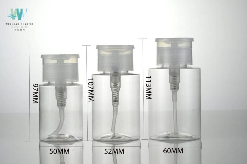 150ml Pet Nail Polish Remover Pump Bottle