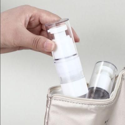 120ml New Cosmetic Spray Dispenser Pump Plastic Bottle Frosted Clear Airless Bottle