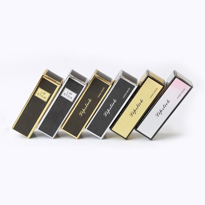 Luxury Gold Silver Paper Emboss Incense High Grade Printed Paper Lipstick/Lipgloss Packaging Tube