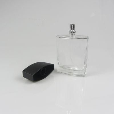 Thick Bottom Perfume Spray Bottle with Shiny Black Cap