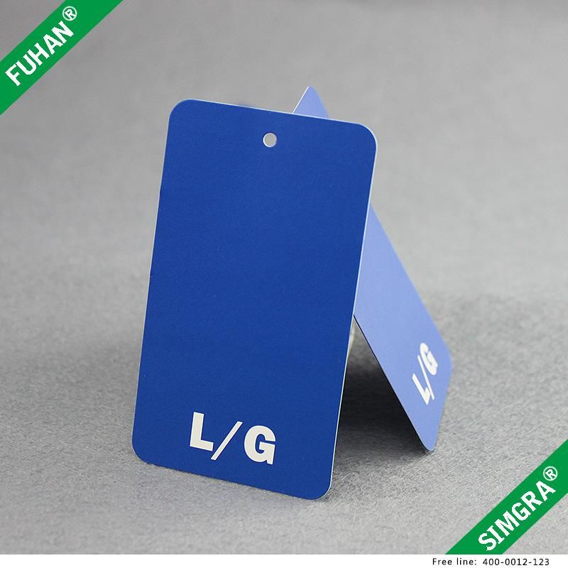 Simple Paper Hang Tag Printed Swing Tag for Garment