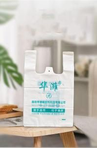 Eco Friendly Wholesale Cornstarch Custom Color Printed 100% Biodegradable Compostable Plastic Shopping Bags