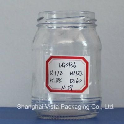 Vista Packing Company Square Glass Jars and Lids