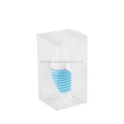 Waterproof Folding Boxes Plastic Blister Packing Clear Boxes for Gifts Packing