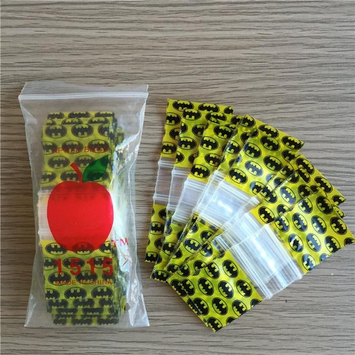 Custom Cheap Plastic LDPE Apple Baggies Small Plastic Mixed Mini Ziplock Bag