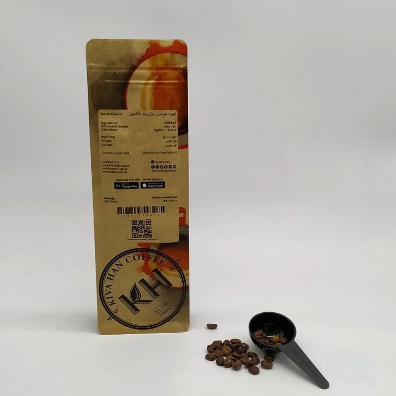 Food Bags for Coffee Packaging with Zipper and Valve