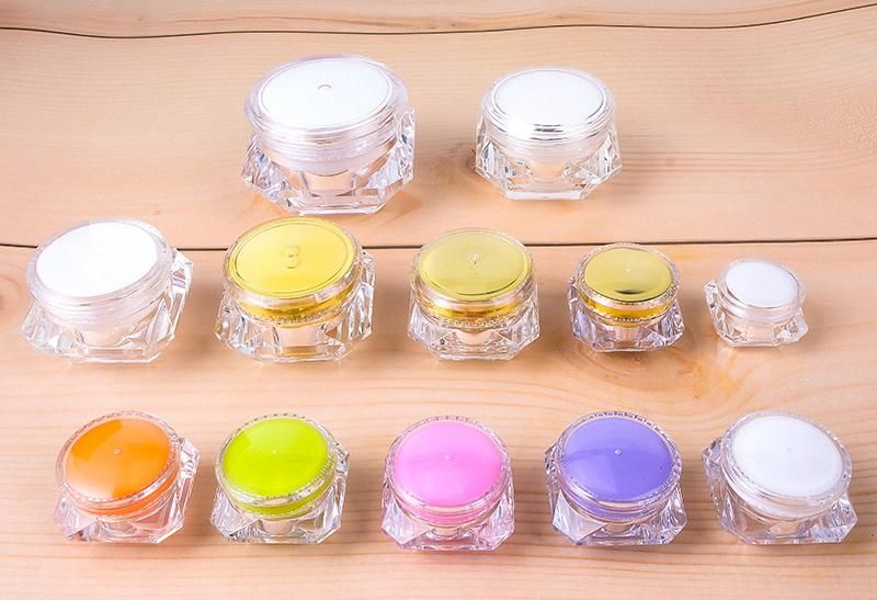 0.5oz 1oz 2oz 3oz 4 Oz 5g in Stock Low MOQ Cheap Nail Gel Jar Glitter Pigment Powder Jar for Glitter