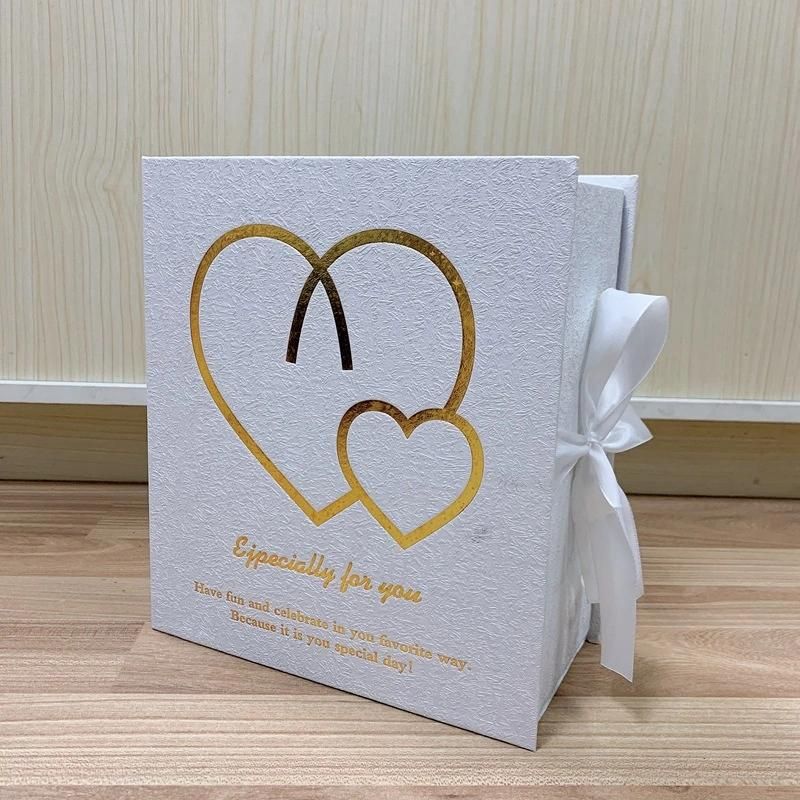 Stock Wholesale Cardboard Cosmetic Foldable Gift UV Gold Hot Stamp Print Make up Box Package