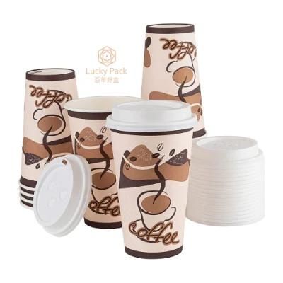 China Wholesale Custom Logo Printed Disposable Single Wall Paper Cup Coffee Cup