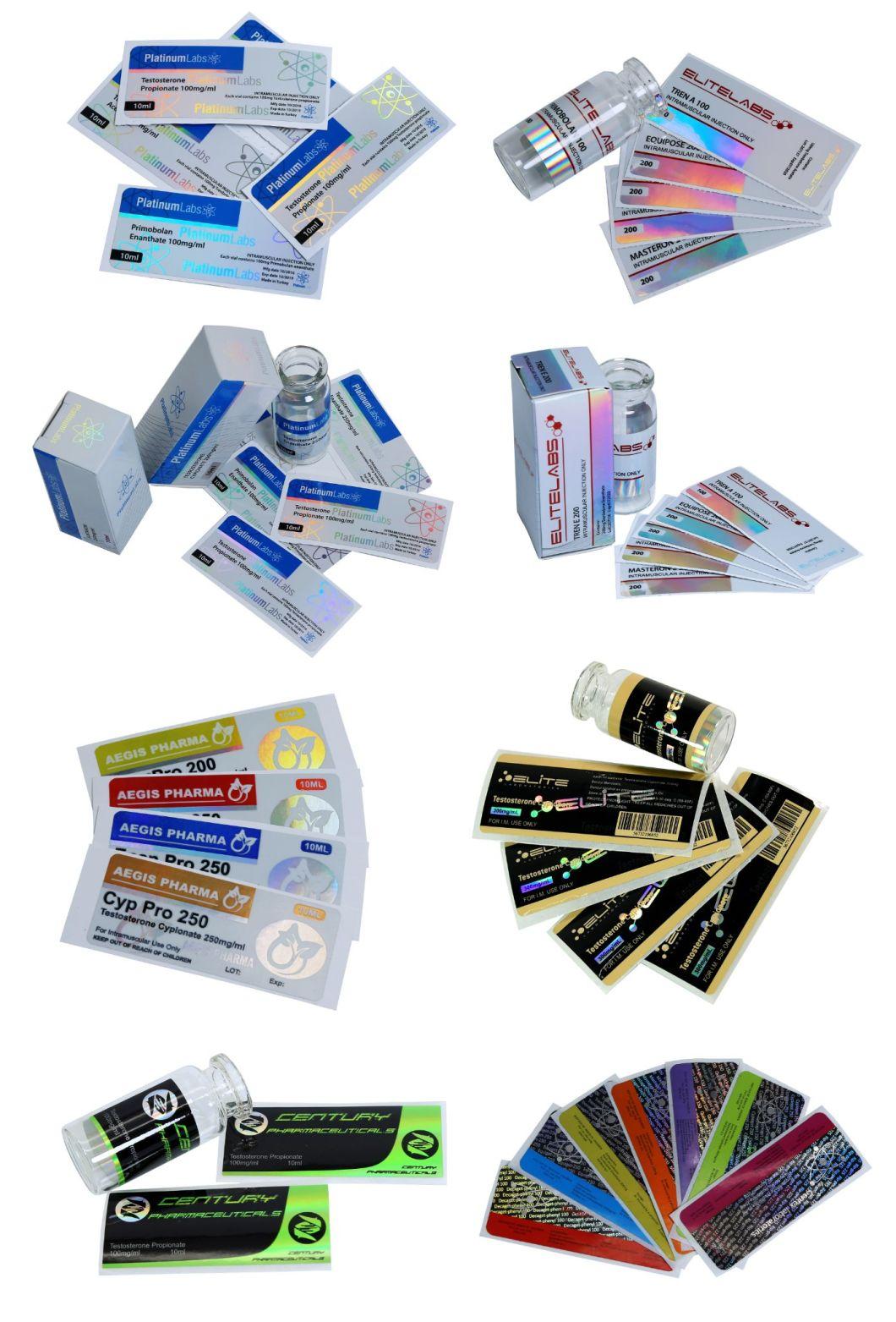 10ml Designer Bulk Wholesale Strong Adhesive Custom 10ml Bottle Labels and Boxes