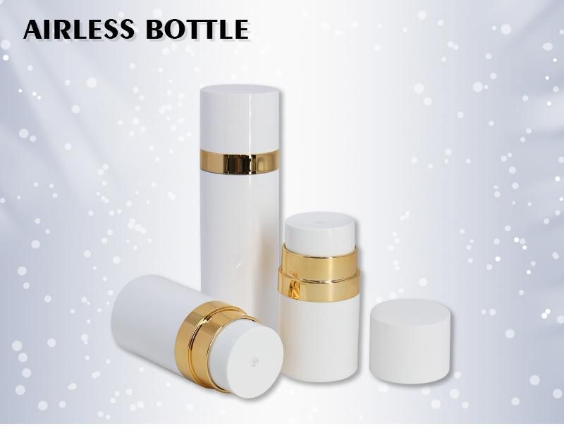 Eco Friendly Cosmetic Packaging Empty Airless Plastic Lotion Bottle 50ml