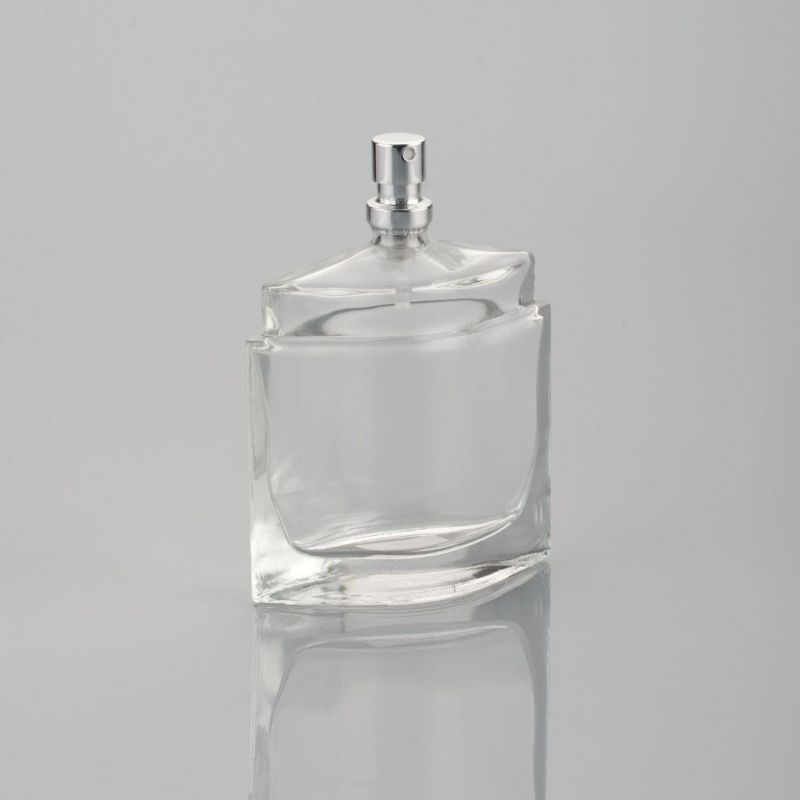 Free Sample Custom 50ml 100ml Empty Refillable Glass Perfume Bottles