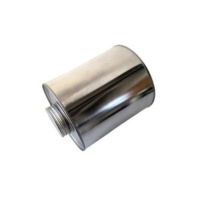 Free Sample Round Glue Tin Can with Small Brush