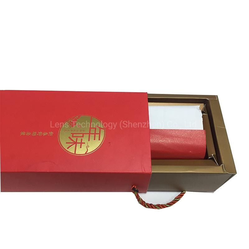 Chinese Custom Celebration Festival Storage Drawer Paperbox with Hanging Belt