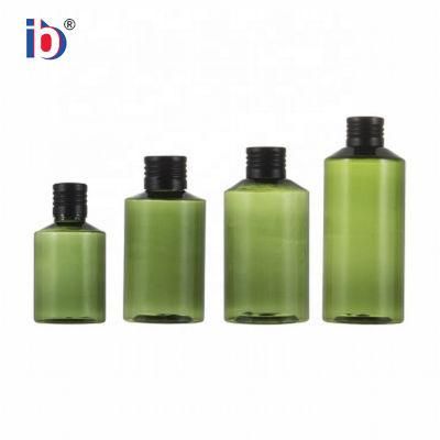 Customized Best Selling Pet Green Cosmetic Bottle Square Small Plastic Bottles