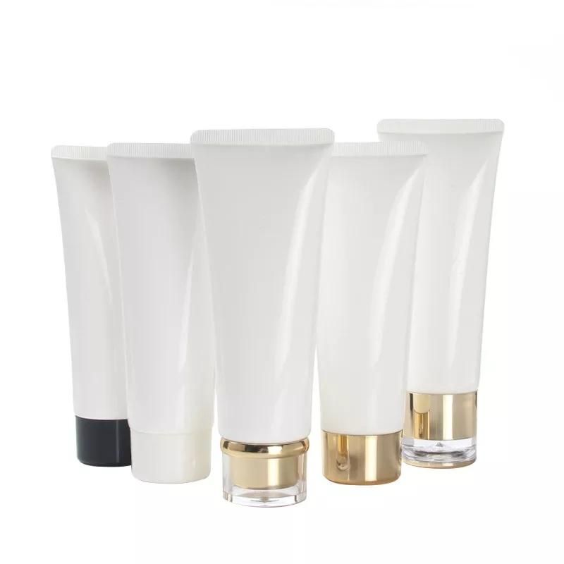 Customized by Manufacturer White Facial Cleanser Tube Plastic Tube Packing