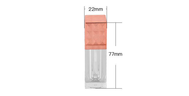 China Supplier Luxury Empty Lip Gloss Tube Square Lip Gloss Tube Container