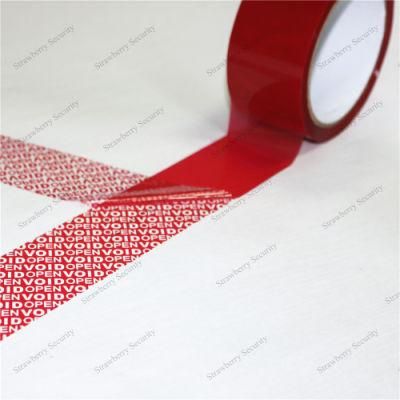 OEM Custom Printing Tamper Evident Security Void Tape Security Label Volid Sticker Printing Tape for Safety