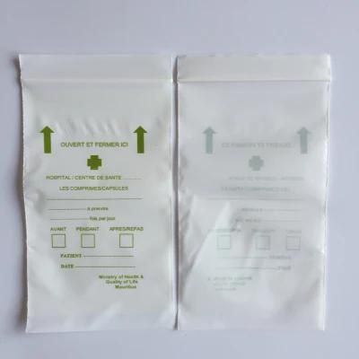 China Supplier Printing Store Pills Medicine Zipper Plastic Bag