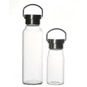 Kdg Glassware Factory Direct Sale High Quality BPA Free Cap Various Dimensions Round Bottle Printed Bottle Water Glass Bottle