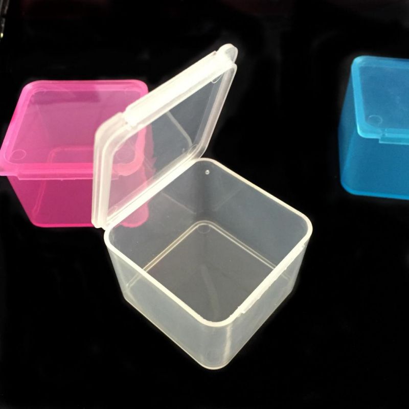 Small Square Plastic Container with Lid