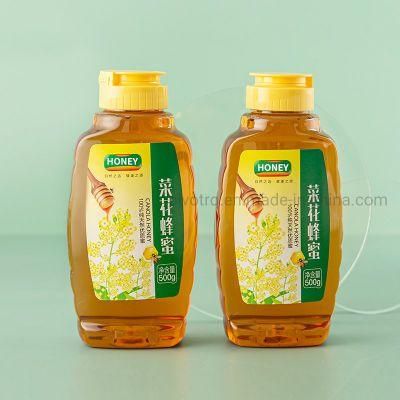 500g Pet Plastic Squeeze Honey Bottle for Packing Honey Syrup