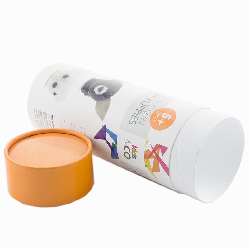 Child POM Packaging Paper Custom Tube Box