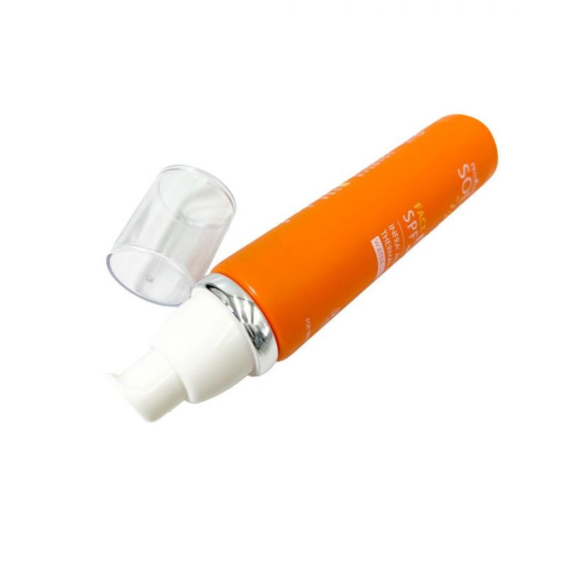 Pump Tube PE Plastic Cosmetic Tube Container Aluminum Tubes