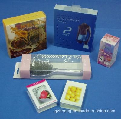 Plastic PET Custom Cosmetic Transparent Eyelash Packaging Box