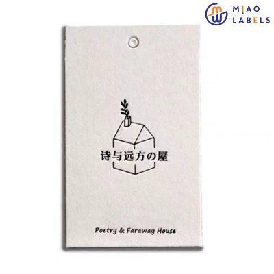 Free Sample High Quality Garment Hang Tag for Clothing, Swing Tag in Garment Tags