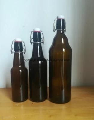 330ml 500ml Brown Glass Wine Bottle