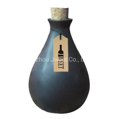High Quality Round Ceramic Brandy Bottle