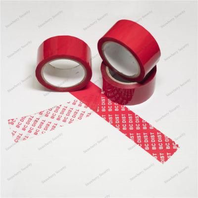 Tamper Evident Tape Security Seal Tape Warranty Tape Security Voidopen Tape