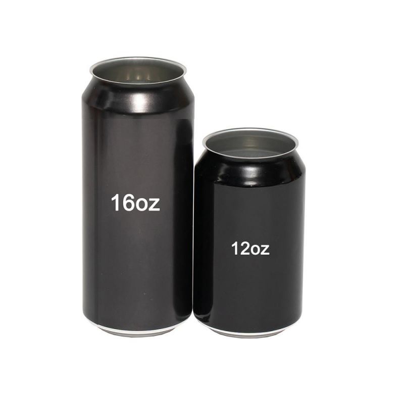 Standard 355ml (12oz) Aluminum Cans with Sot 202 Can Ends