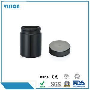 8oz Black HDPE Plastic Capsule Bottle of Storage 63mm-400