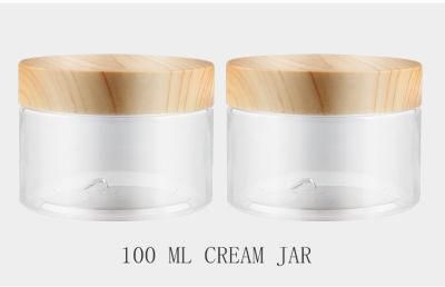 Plastic Cosmetic Cream Jar with Aluminum Cap