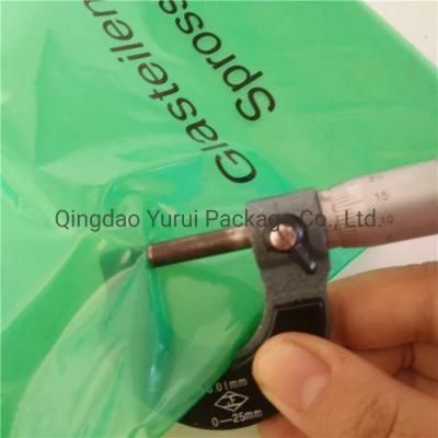 Custom Different Color Green Plastic Poly Reclosable Ziplock Bag with Printing