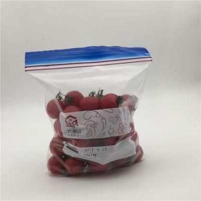 Clear Snack Leakproof Food Storage Double Ziplock Bag