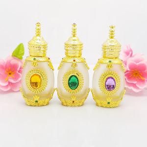 10ml Arabian Style Dubai Fancy Empty Metal Essential Oil Attar Dropper Bottles