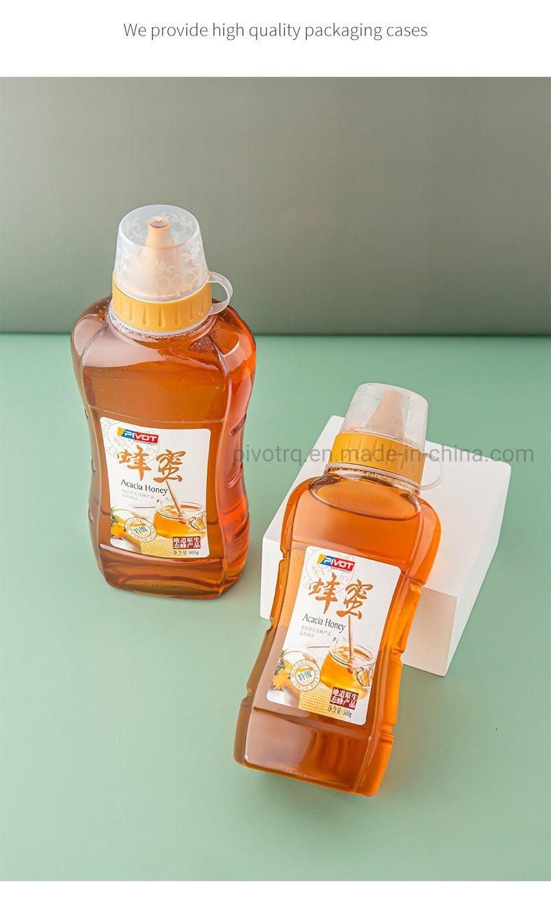 500g 800g 1000g Food Grade Squeeze Pet Bottle for Honey Packaging