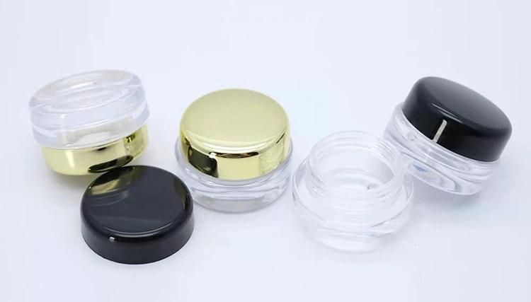 5g Mini Clear Empty Transparent Jar for Sample Trail