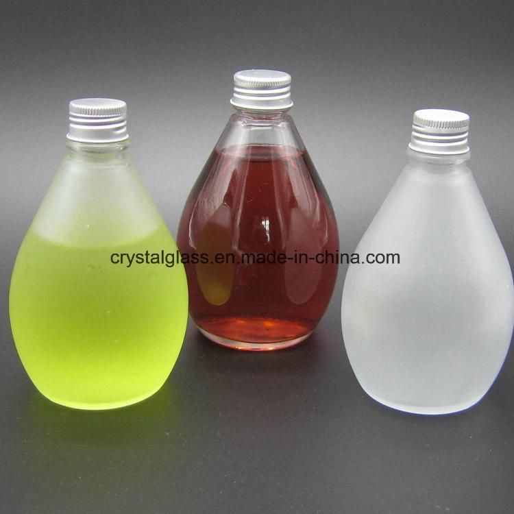 Round Light Bulb Beverage Glass Bottle