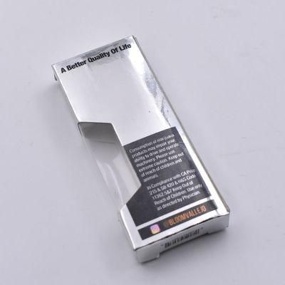 Customized E-Cigarette Atomizer Silver Foil Packaging Box