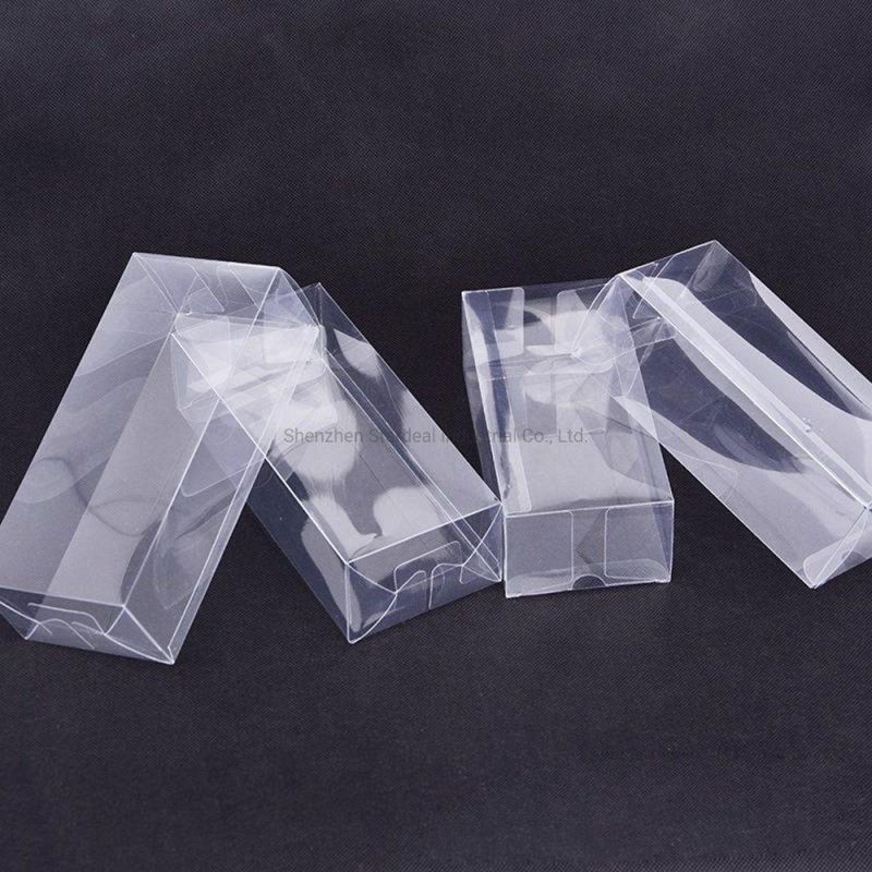 Custom Made Gift Folding Clear Pet PVC Transparent Plastic Box