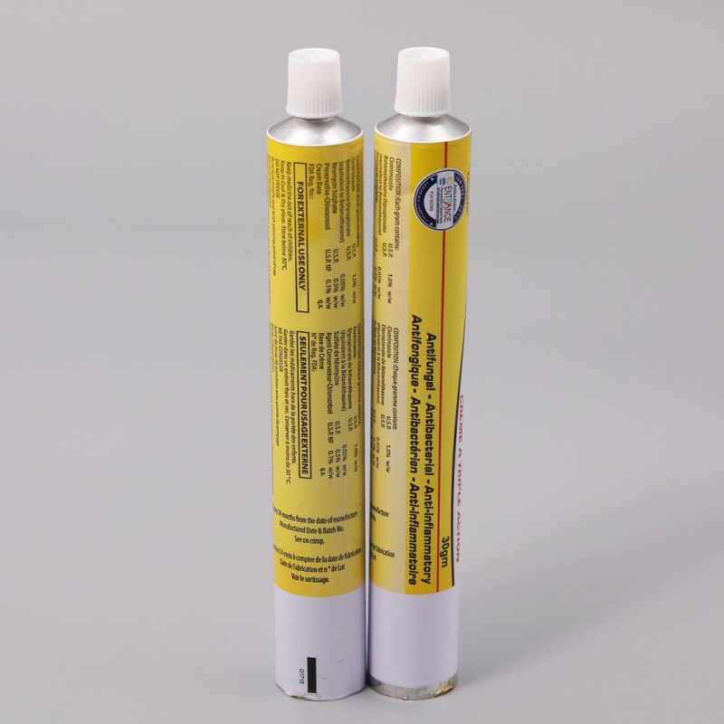 Chemical Aluminum Customized Diameter 13.5 to 38mm Fashionable Foundation Cream Plastic Tube