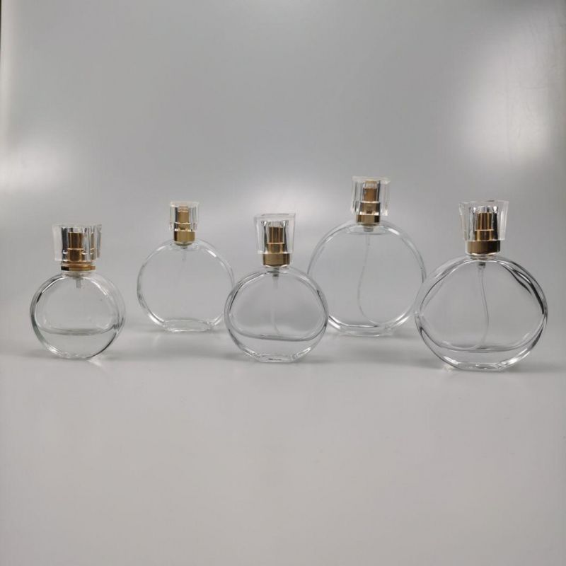 Personal Care Clear Transparent 30mll 50ml 100ml Glass Spray Bottle