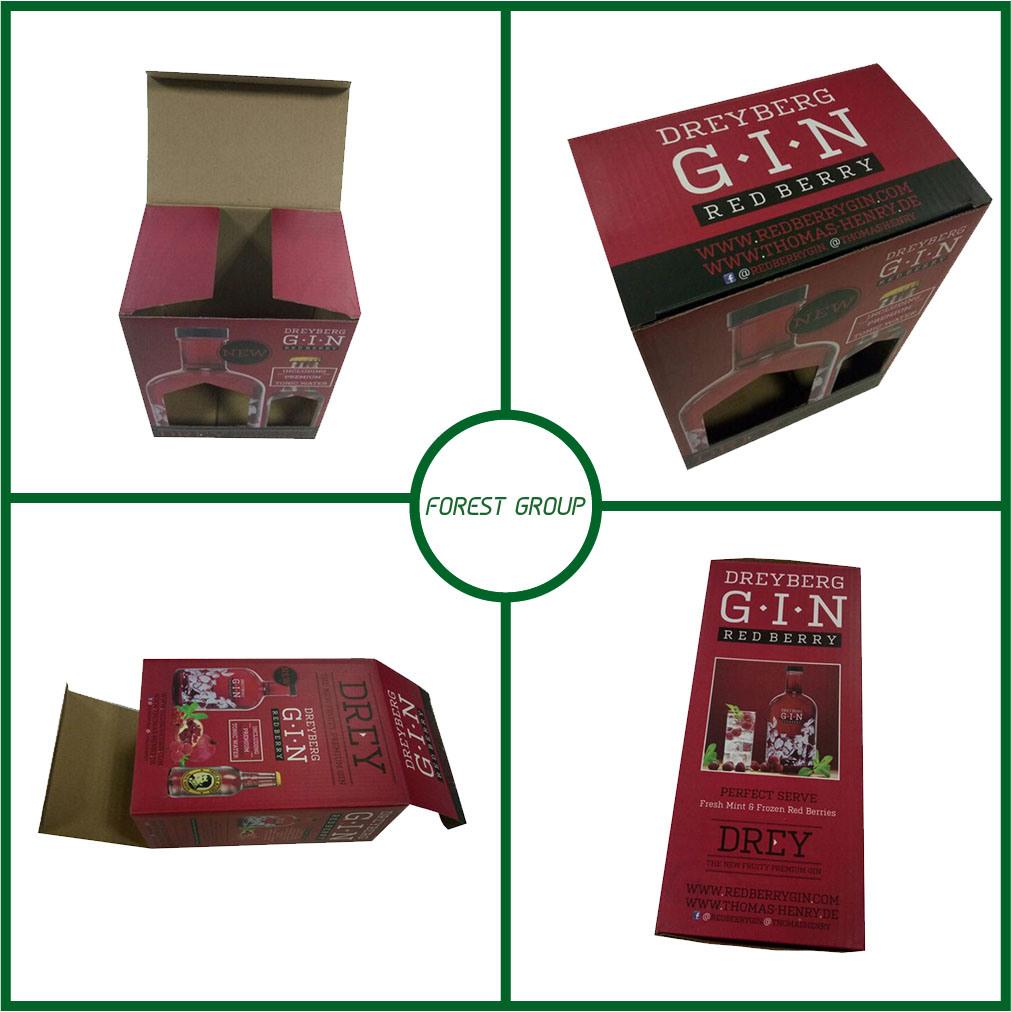 Flat Pack Custom Size Logo Printing Paper Box